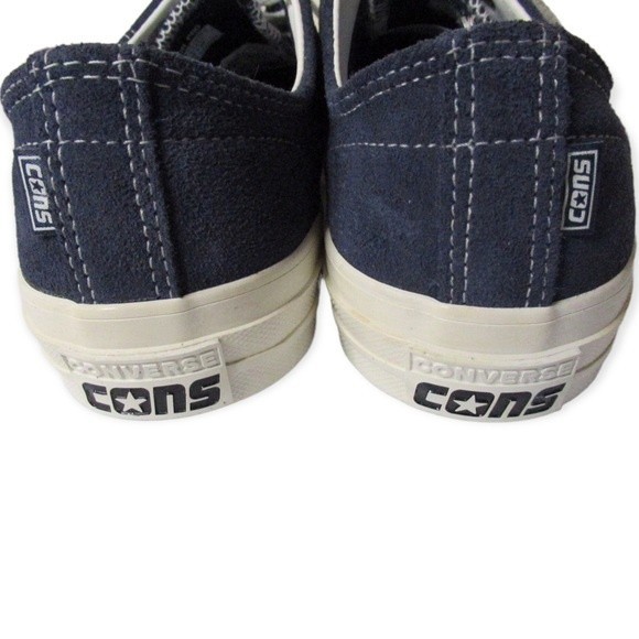 Converse Chuck Taylor All Star Pro Mens Size 7 Suede Obsidian Blue Skate Shoes - Picture 5 of 9